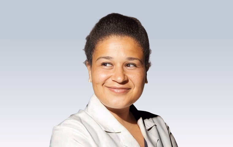 Kimberly Noel at the Reducing Clinician Burden with AI webinar