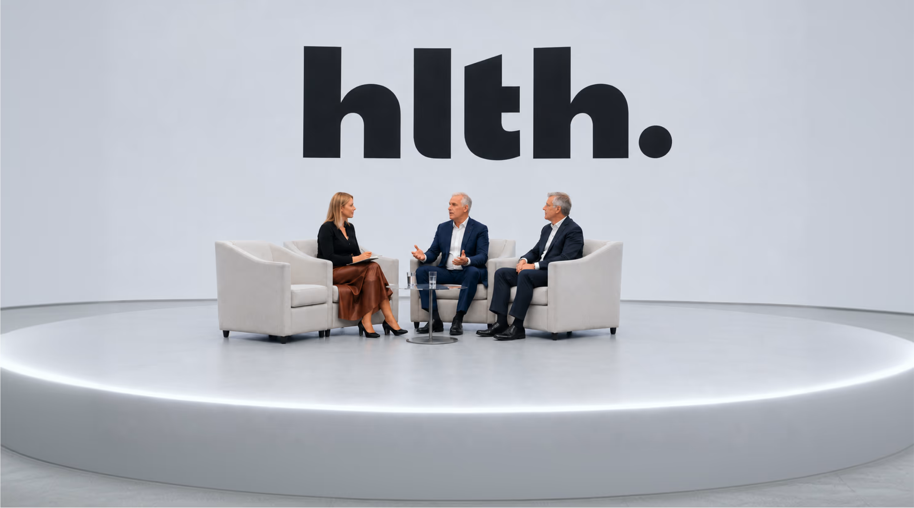 Halo Lab team at a healthtech conference